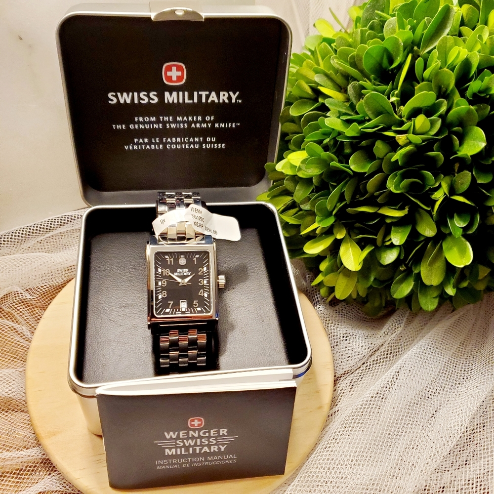 Swiss Military 55126C Mens' Escort with Black Dial